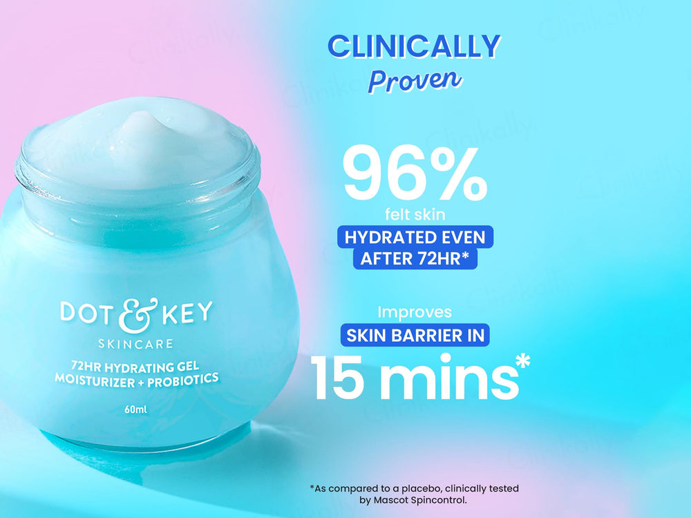 Dot & Key 72 Hr Hydrating Gel Moisturizer + Probiotics
