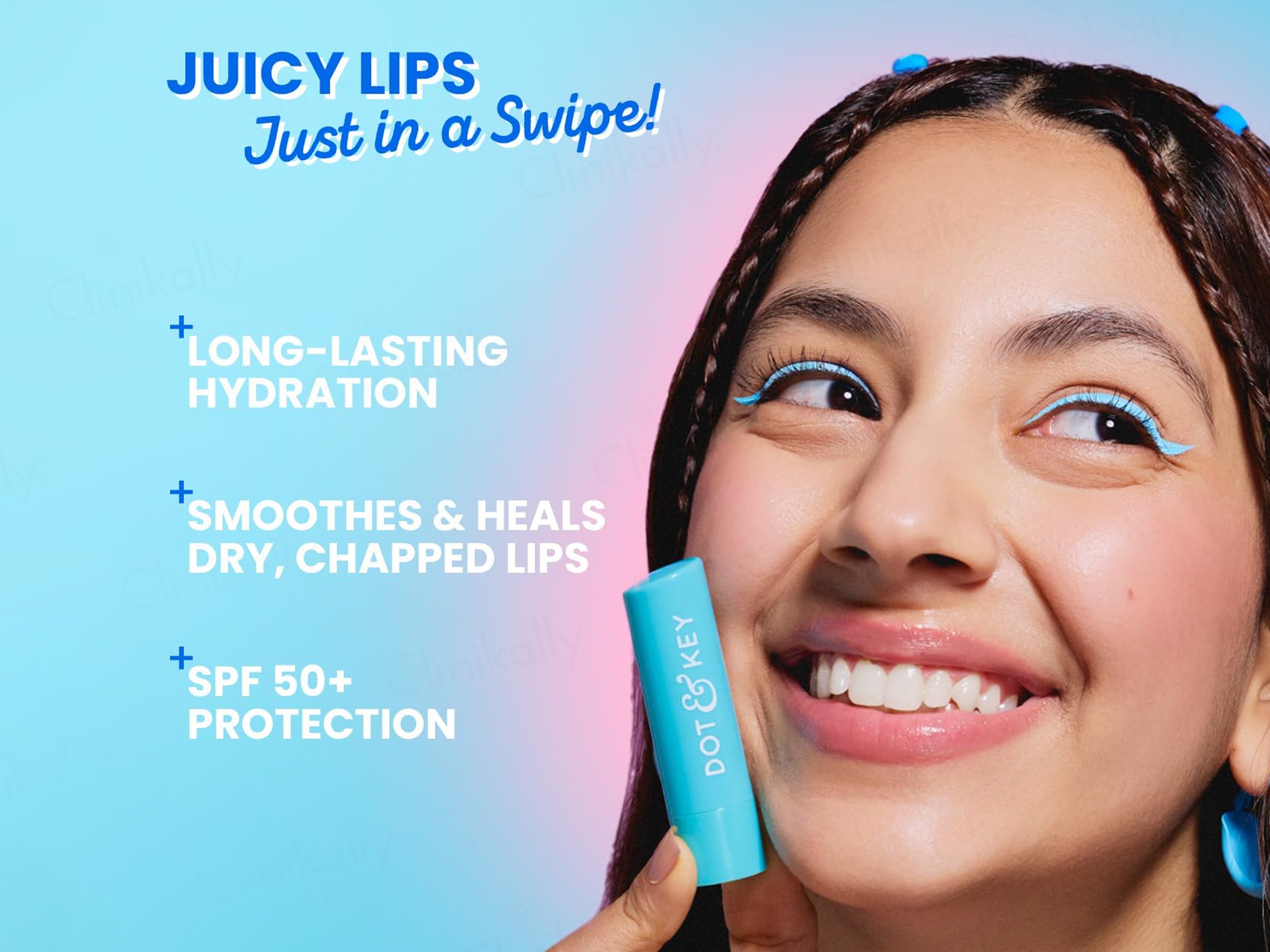 Dot & Key Barrier Repair Hydrating Non-Tinted Lip Balm SPF 50 PA+++ (Blueberry Bliss)