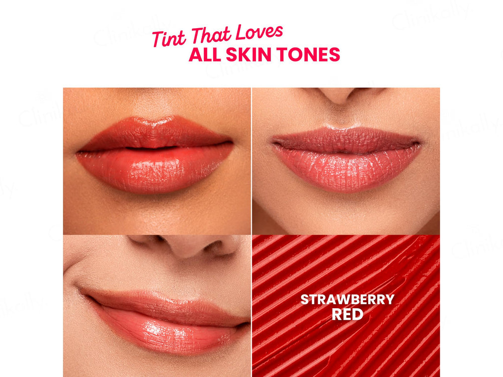 Dot & Key Barrier Repair Hydrating Tinted Lip Balm SPF 50 PA+++ (Strawberry Red)