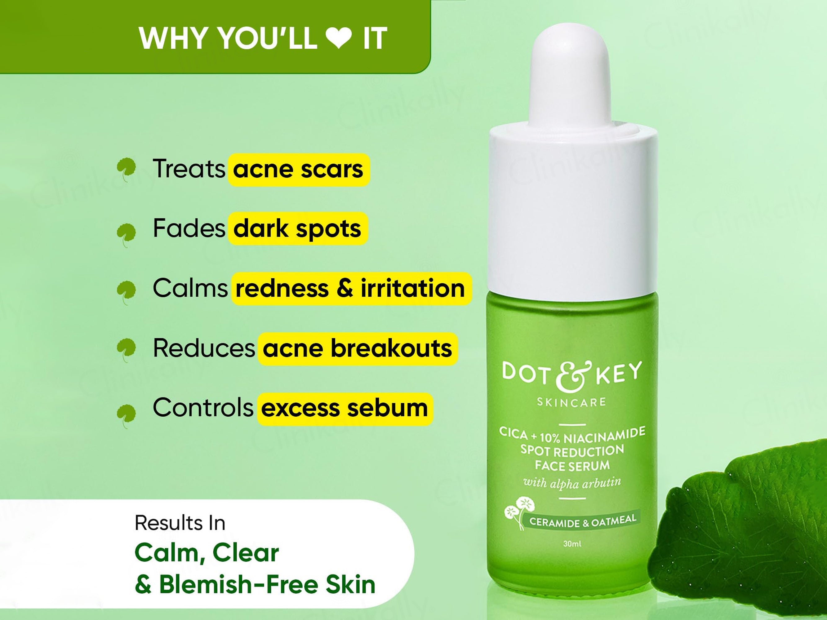 Dot & Key Cica + 10% Niacinamide Spot Reduction Face Serum