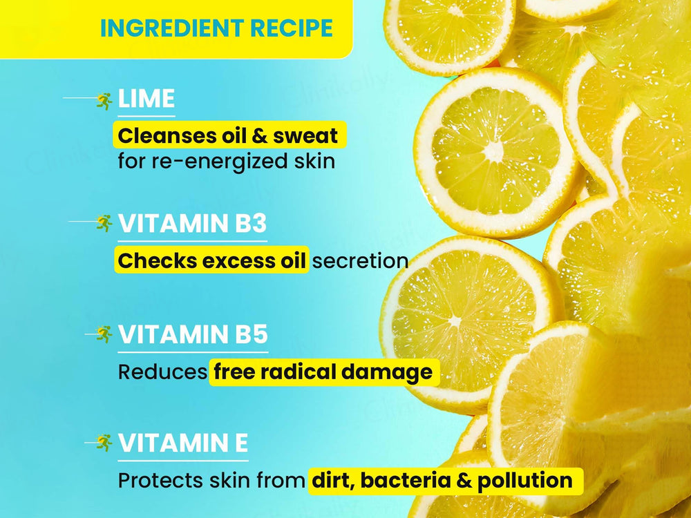 Dot & Key Lime Rush Sports Face Wash