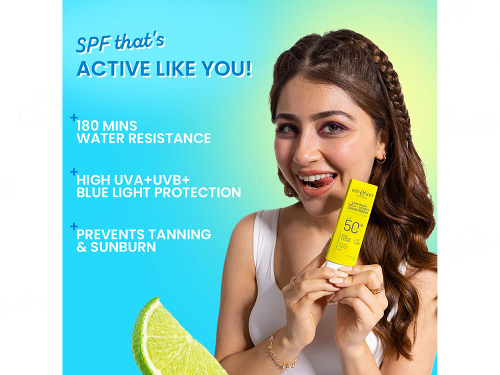 Dot & Key Lime Rush Swim + Sports Water Resistant Sunscreen SPF 50+ PA++++
