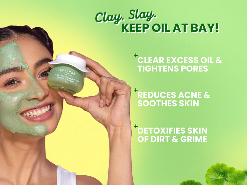 Dot & Key Pollution + Acne Defense Green Clay Mask