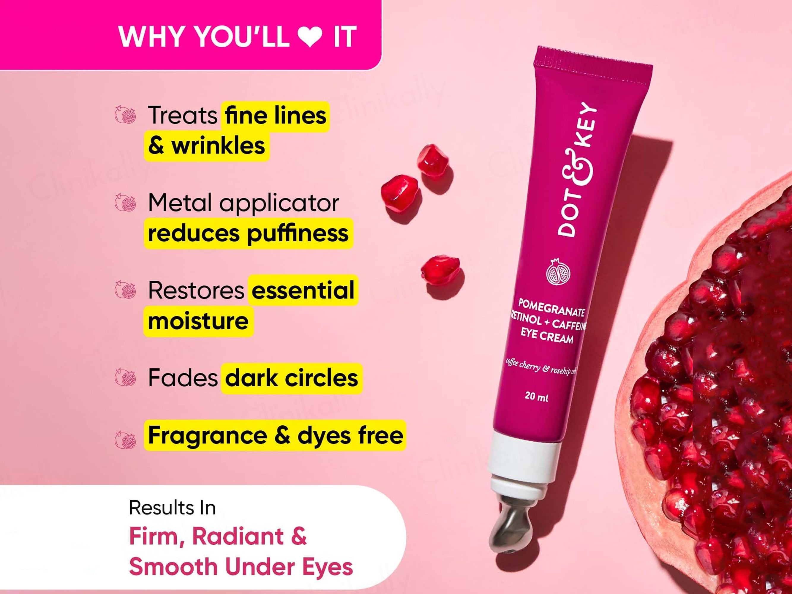 Dot & Key Pomegranate Youth Retinol + Caffeine Eye Cream