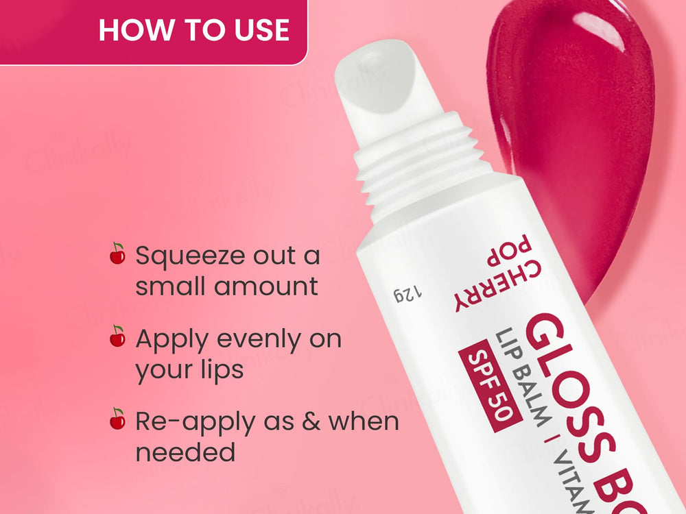 Dot & Key Vitamin C + E Gloss Boss Tinted Lip Balm SPF 30 (Cherry Pop)