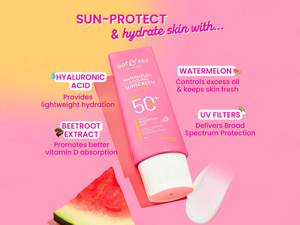 Dot & Key Watermelon Cooling Aqua-Gel Sunscreen SPF 50+ PA++++