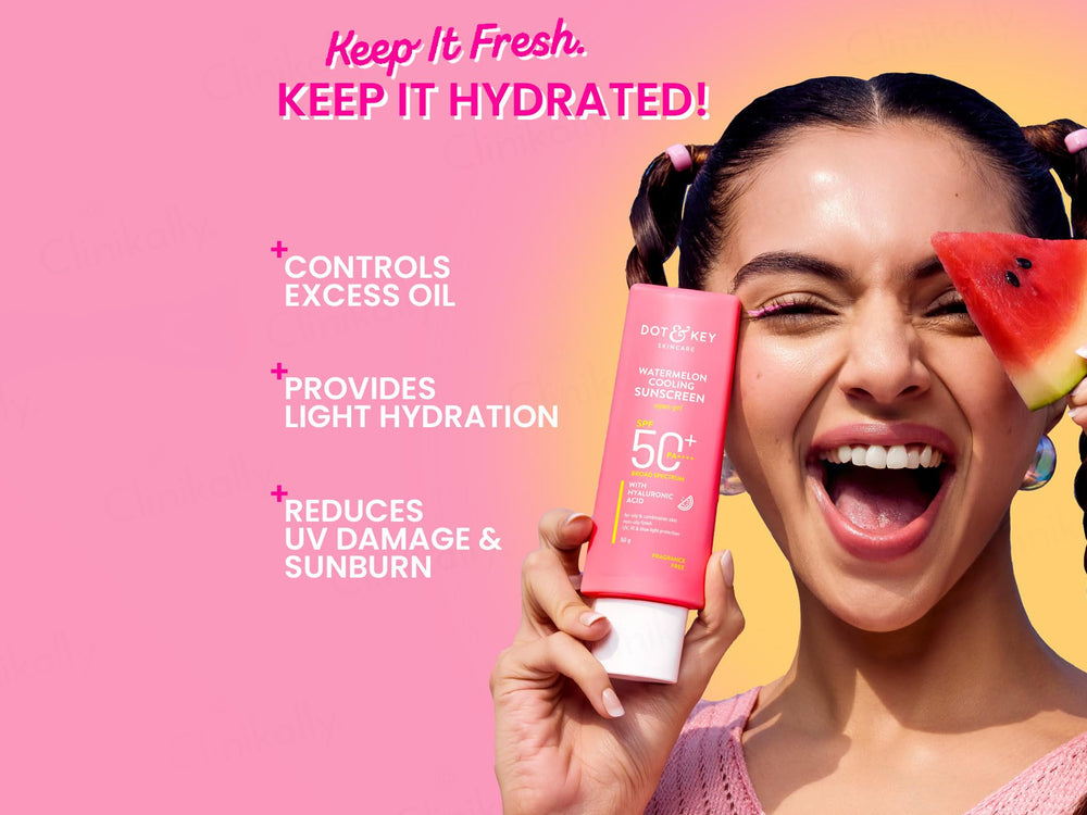 Dot & Key Watermelon Cooling Aqua-Gel Sunscreen SPF 50+ PA++++