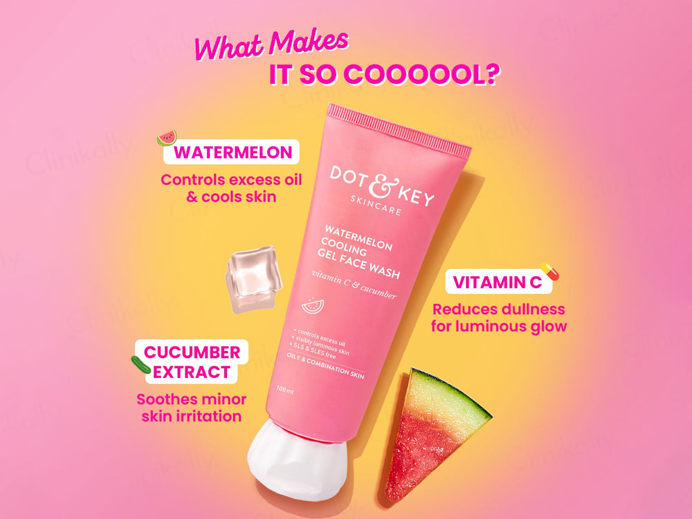 Dot & Key Watermelon Cooling Gel Face Wash
