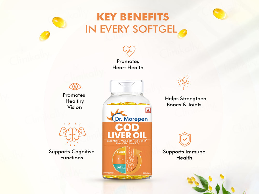 Dr. Morepen Cod Liver Oil Softgel