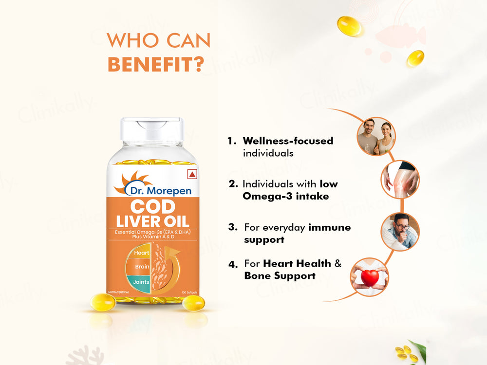 Dr. Morepen Cod Liver Oil Softgel