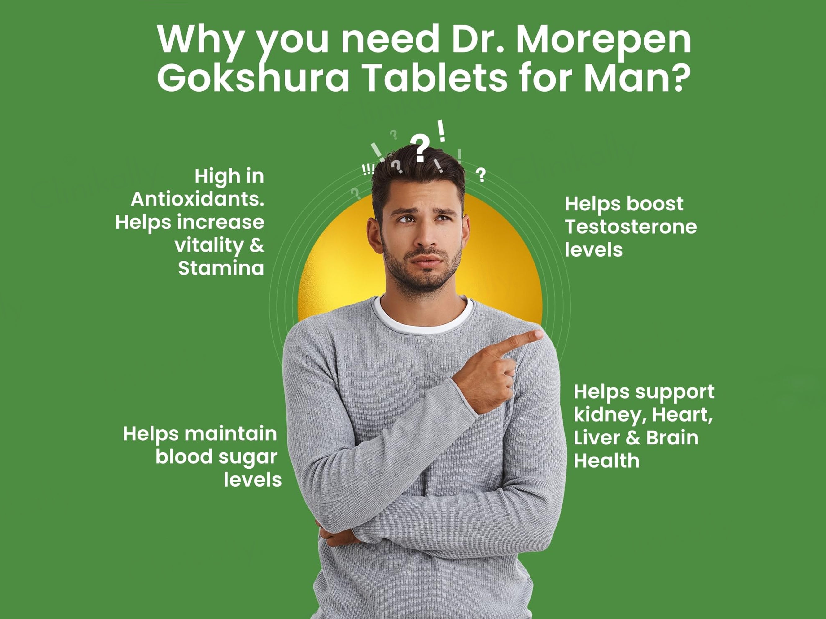 Dr. Morepen Gokshura Tribulus Terrestris 1000mg Tablet