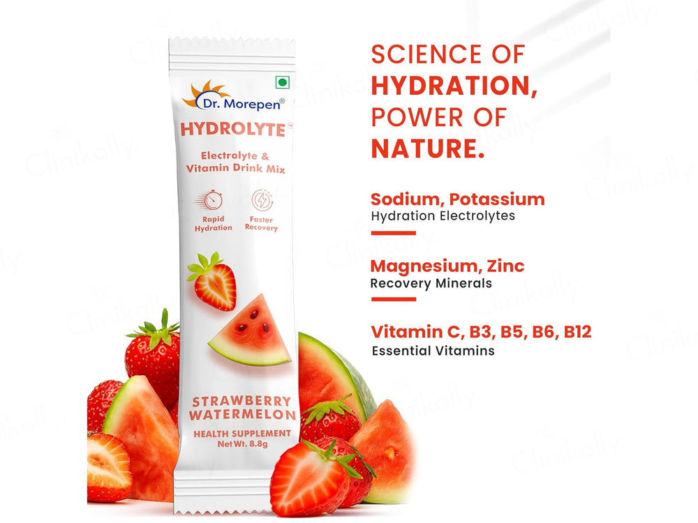 Dr. Morepen Hydrolyte Electrolyte & Vitamin Drink Mix