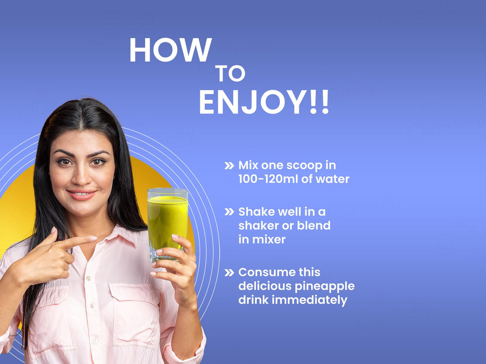 Dr. Morepen Hydrolyzed Type 1 Marine Skin Collagen Powder - Pineapple Flavour