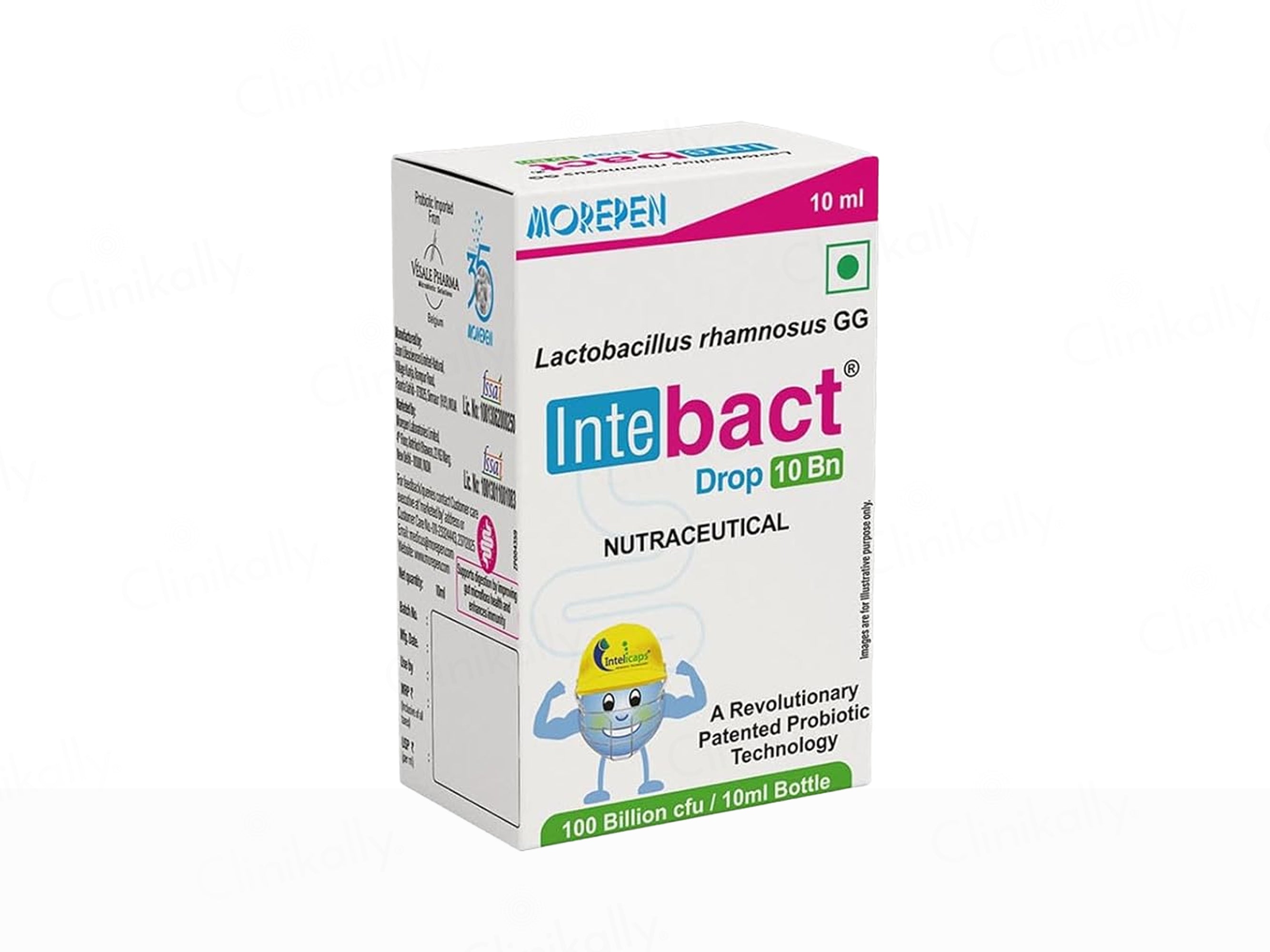Dr. Morepen Intebact 10 Billion CFU Nutraceutical Oral Drop