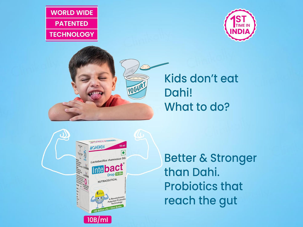 Dr. Morepen Intebact 10 Billion CFU Nutraceutical Oral Drop