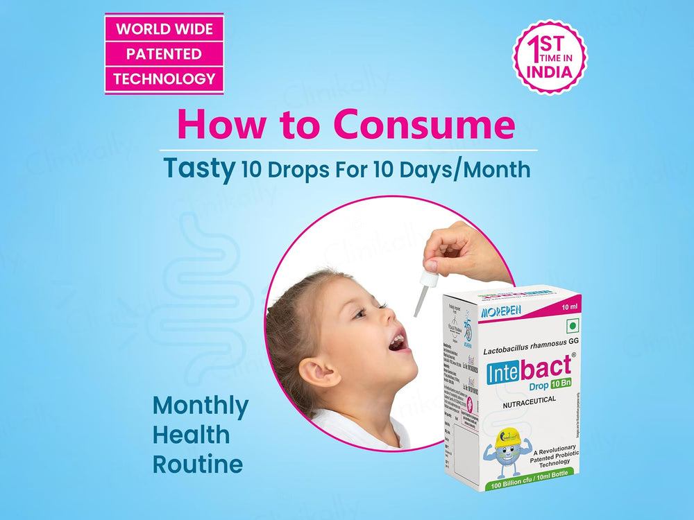 Dr. Morepen Intebact 10 Billion CFU Nutraceutical Oral Drop