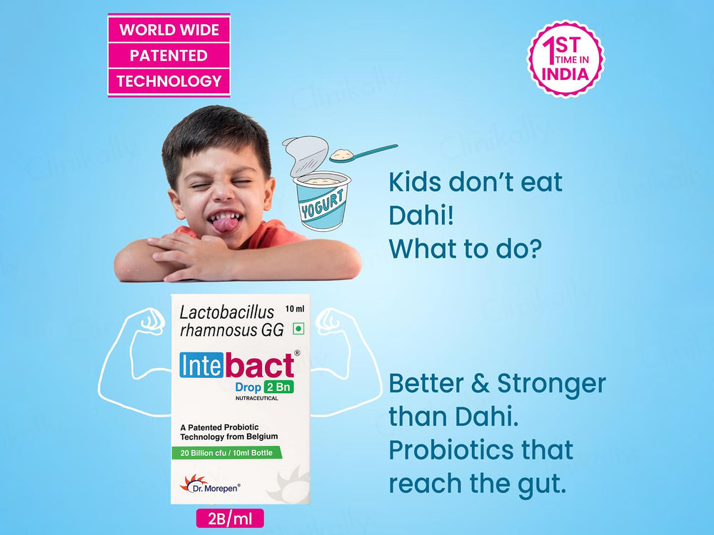Dr. Morepen Intebact 2 Billion CFU Nutraceutical Oral Drop