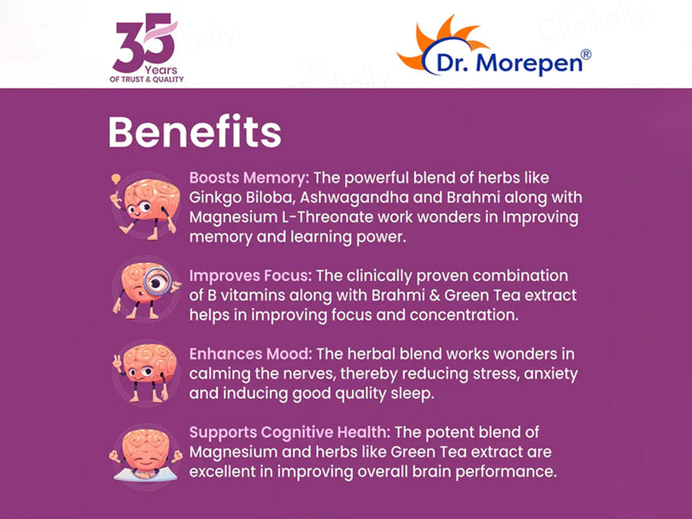 Dr. Morepen Memory Booster Tablet
