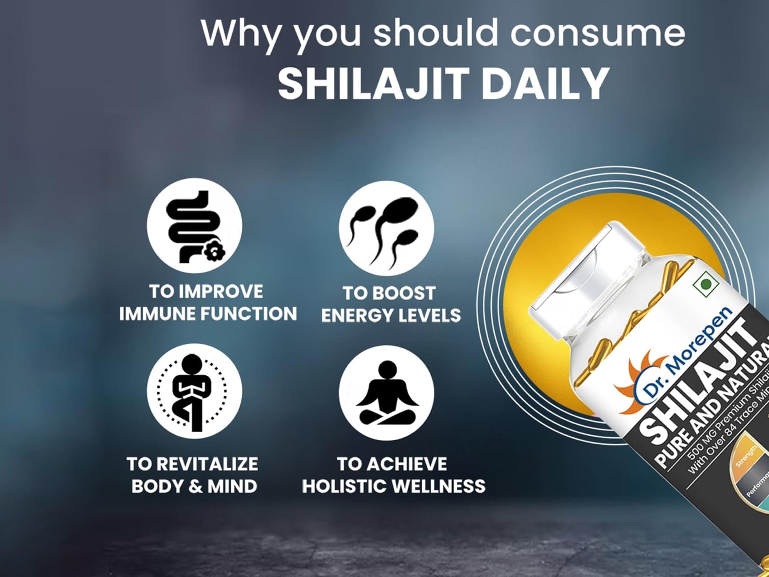 Dr. Morepen Shilajit Pure And Natural Capsule