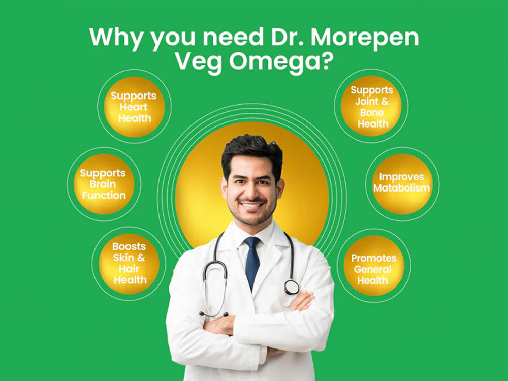Dr. Morepen Veg Omega-3, 6, 7 & 9 Capsule