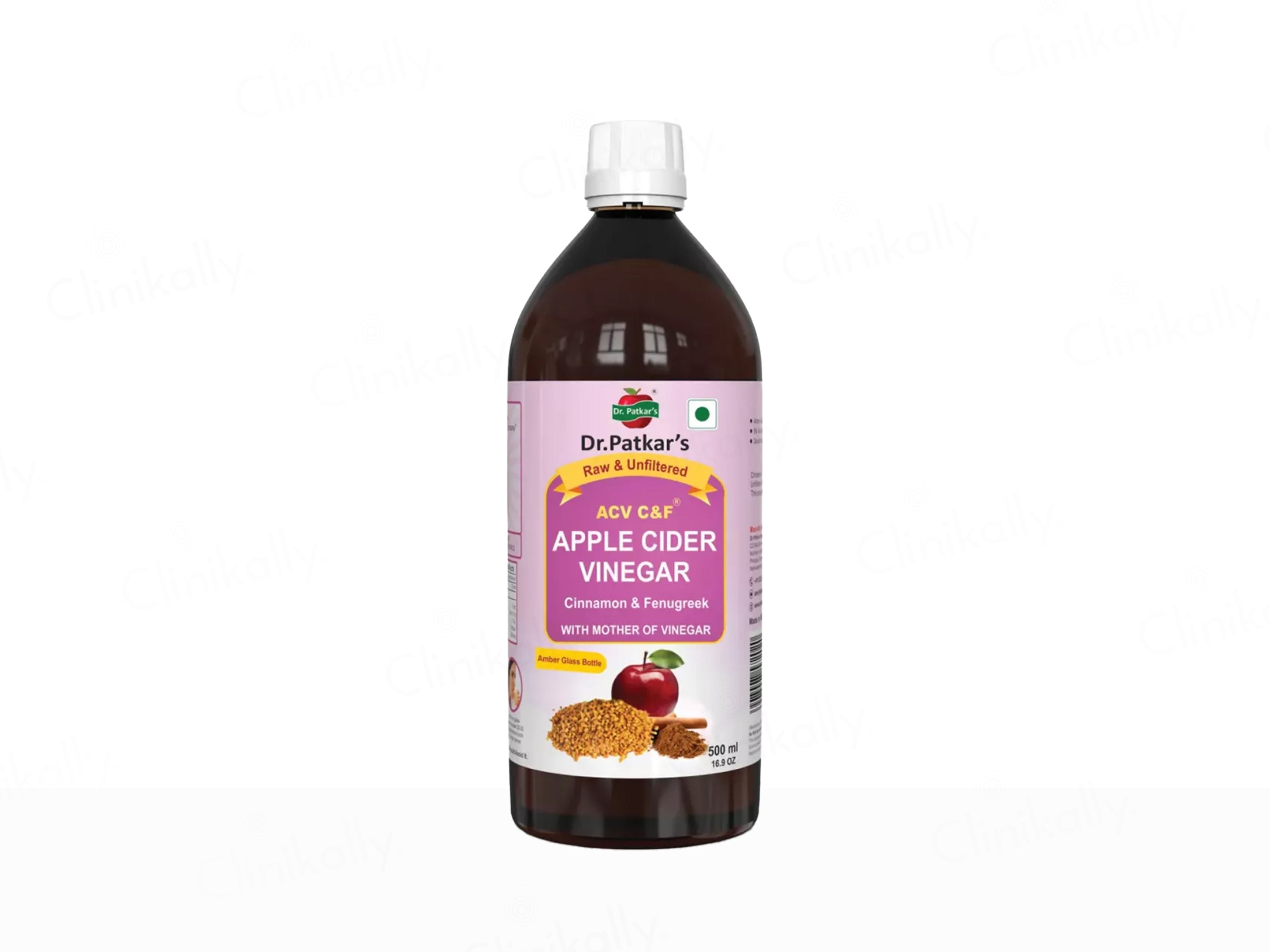 Dr. Patkar's ACV C&F Cinnamon & Fenugreek Apple Cider Vinegar