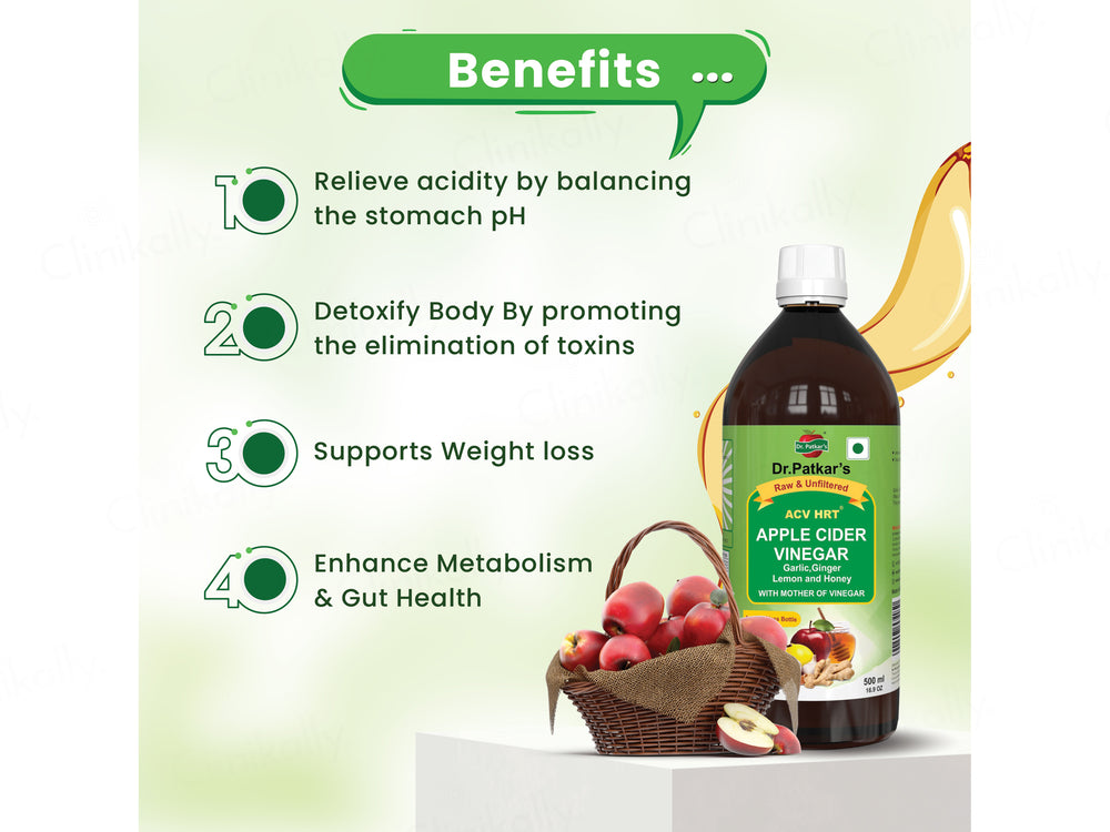 Dr. Patkar's ACV HRT Apple Cider Vinegar