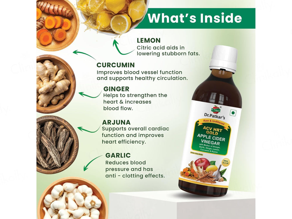 Dr. Patkar's ACV HRT Gold Apple Cider Vinegar