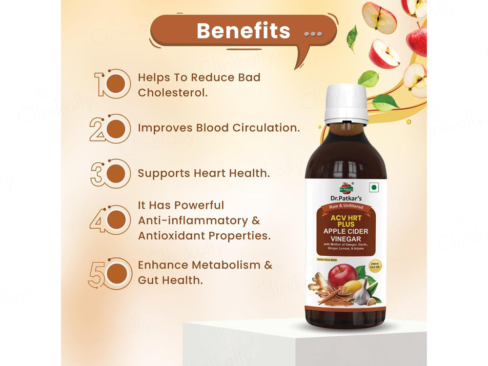 Dr. Patkar's ACV HRT Plus Apple Cider Vinegar