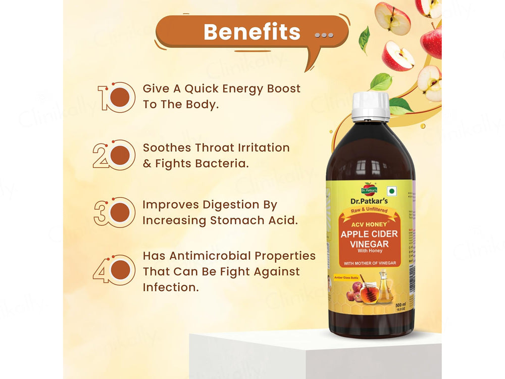 Dr. Patkar's ACV Honey Apple Cider Vinegar
