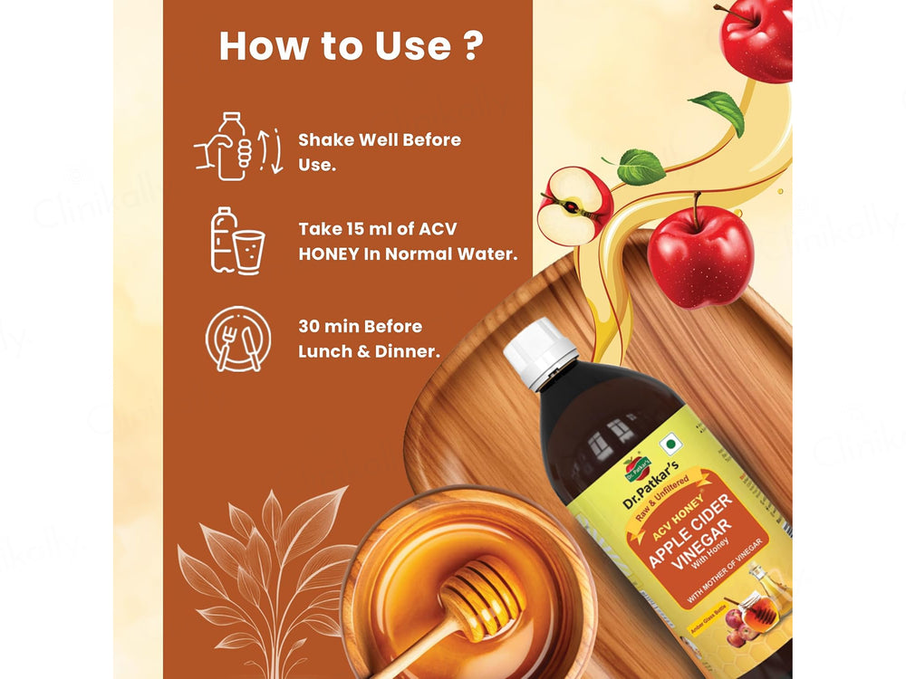 Dr. Patkar's ACV Honey Apple Cider Vinegar