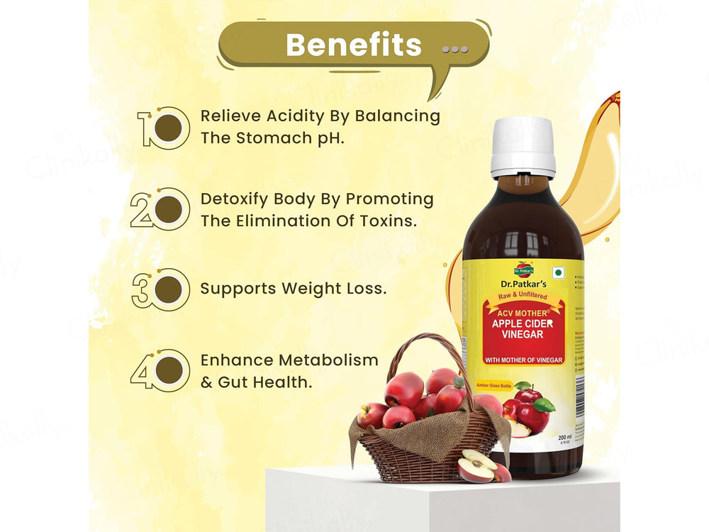 Dr. Patkar's ACV Mother Apple Cider Vinegar