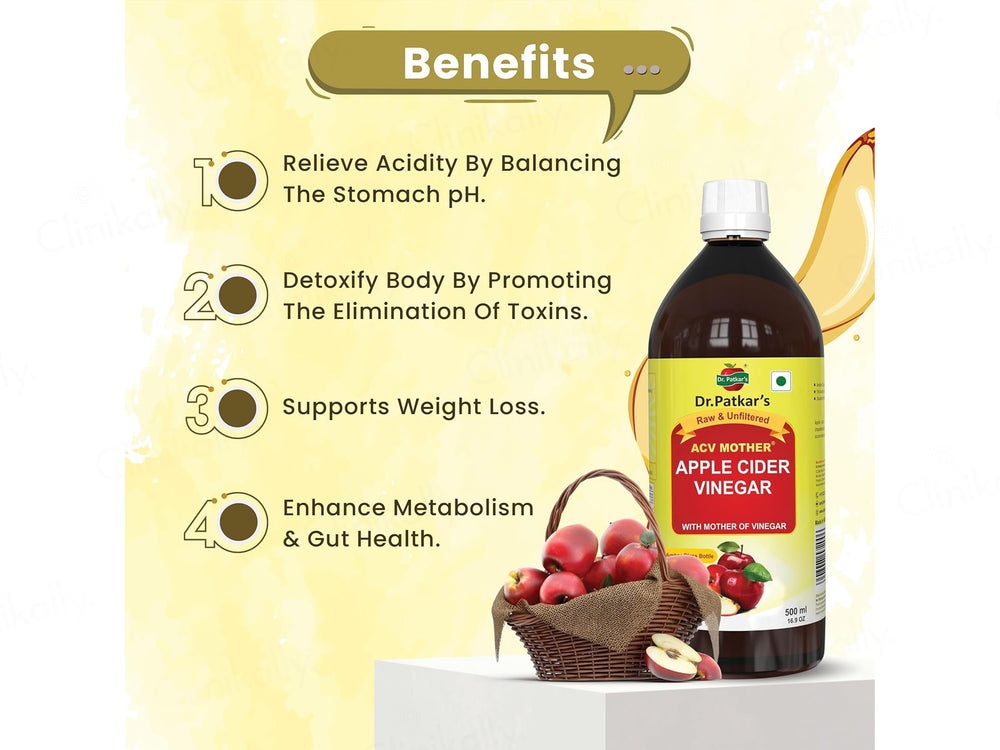 Dr. Patkar's ACV Mother Apple Cider Vinegar