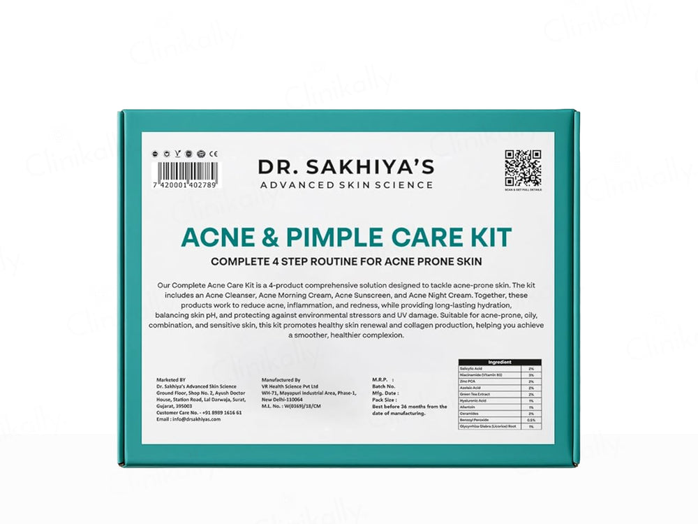 Dr. Sakhiya’s Acne & Pimple Care Kit