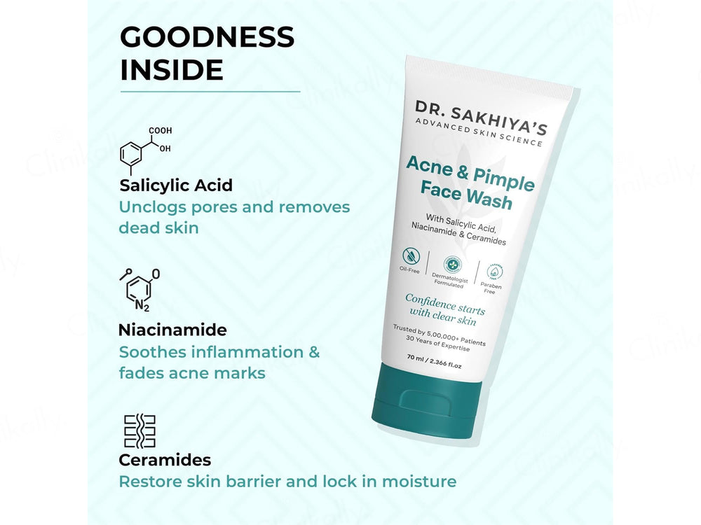 Dr. Sakhiya’s Acne & Pimple Face Wash
