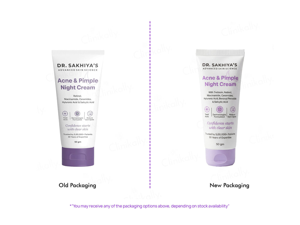 Dr. Sakhiya’s Acne & Pimple Night Cream