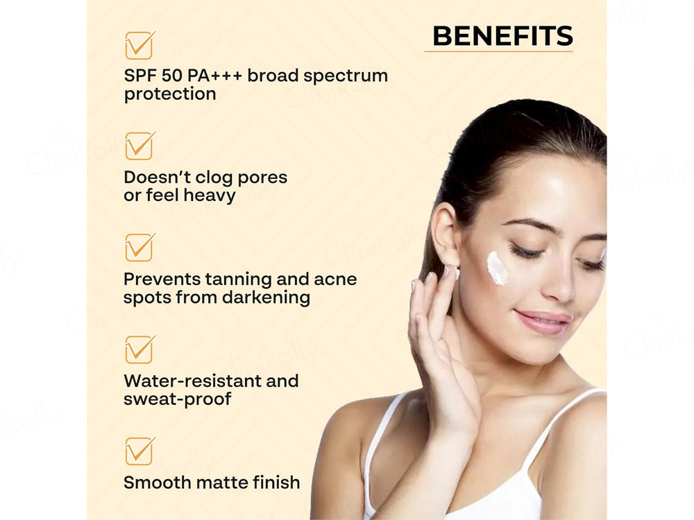 Dr. Sakhiya’s Acne & Pimple Sunscreen SPF 50