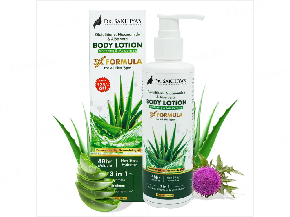 Dr. Sakhiya’s Aloe Vera Whitening & Moisturising Body Lotion