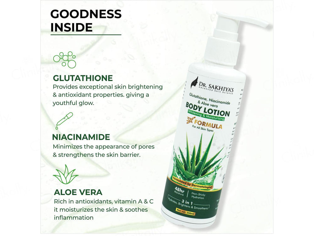 Dr. Sakhiya’s Aloe Vera Whitening & Moisturising Body Lotion