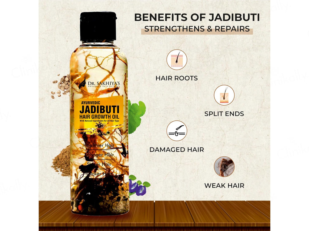 Dr. Sakhiya’s Ayurvedic Jadibuti Hair Growth Oil