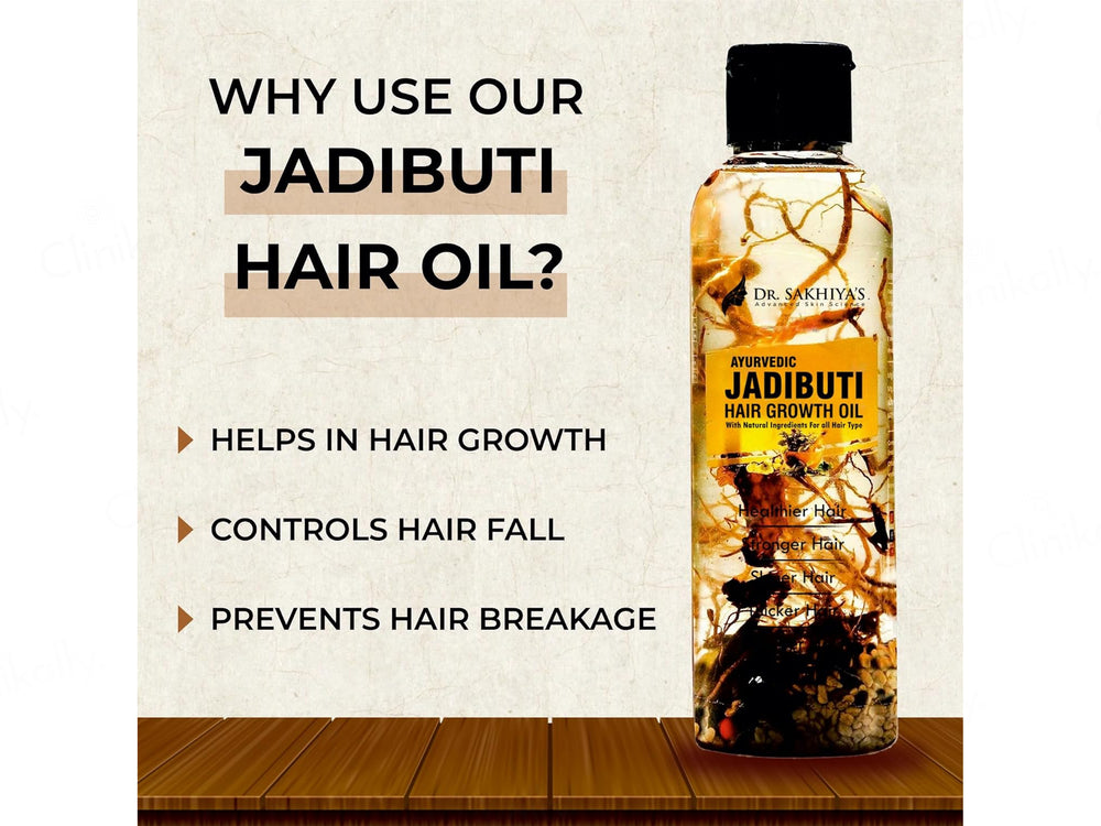Dr. Sakhiya’s Ayurvedic Jadibuti Hair Growth Oil