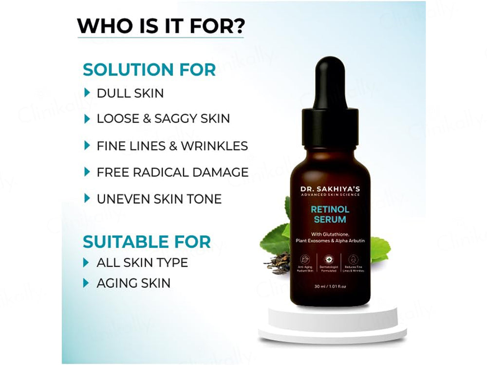 Dr. Sakhiya’s Retinol Face Serum