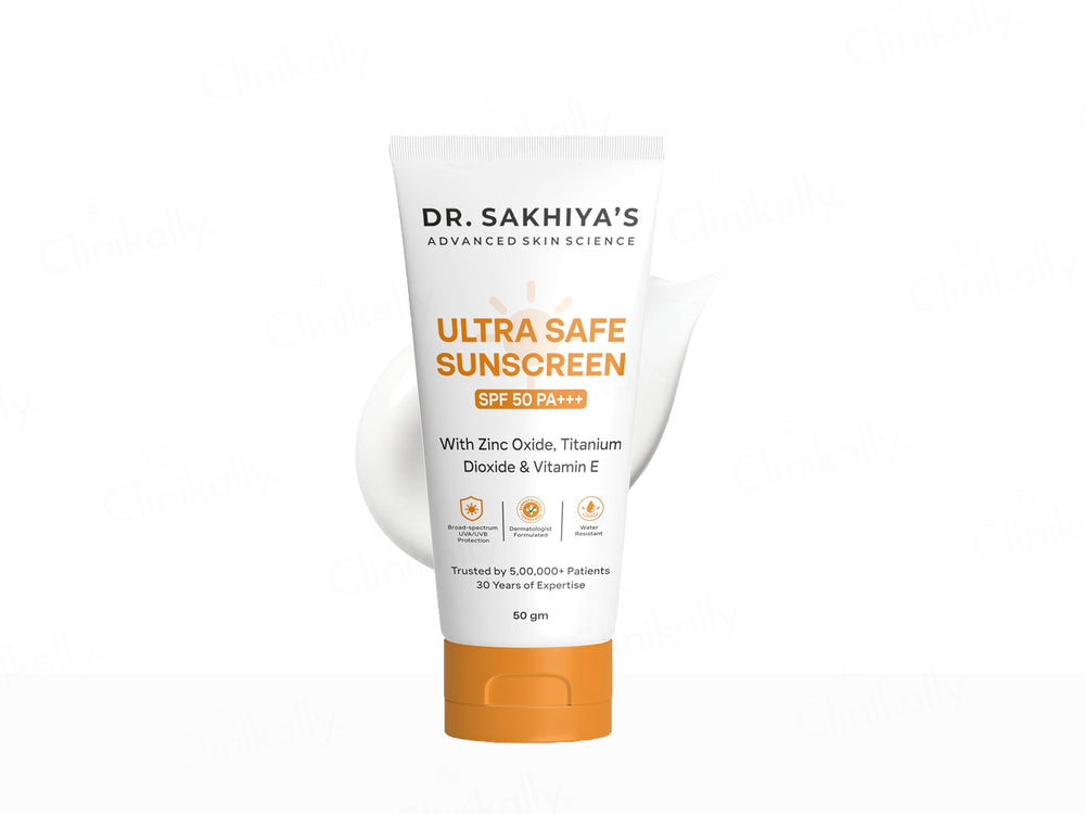Dr. Sakhiya’s Ultra Safe Sunscreen SPF 50 PA+++