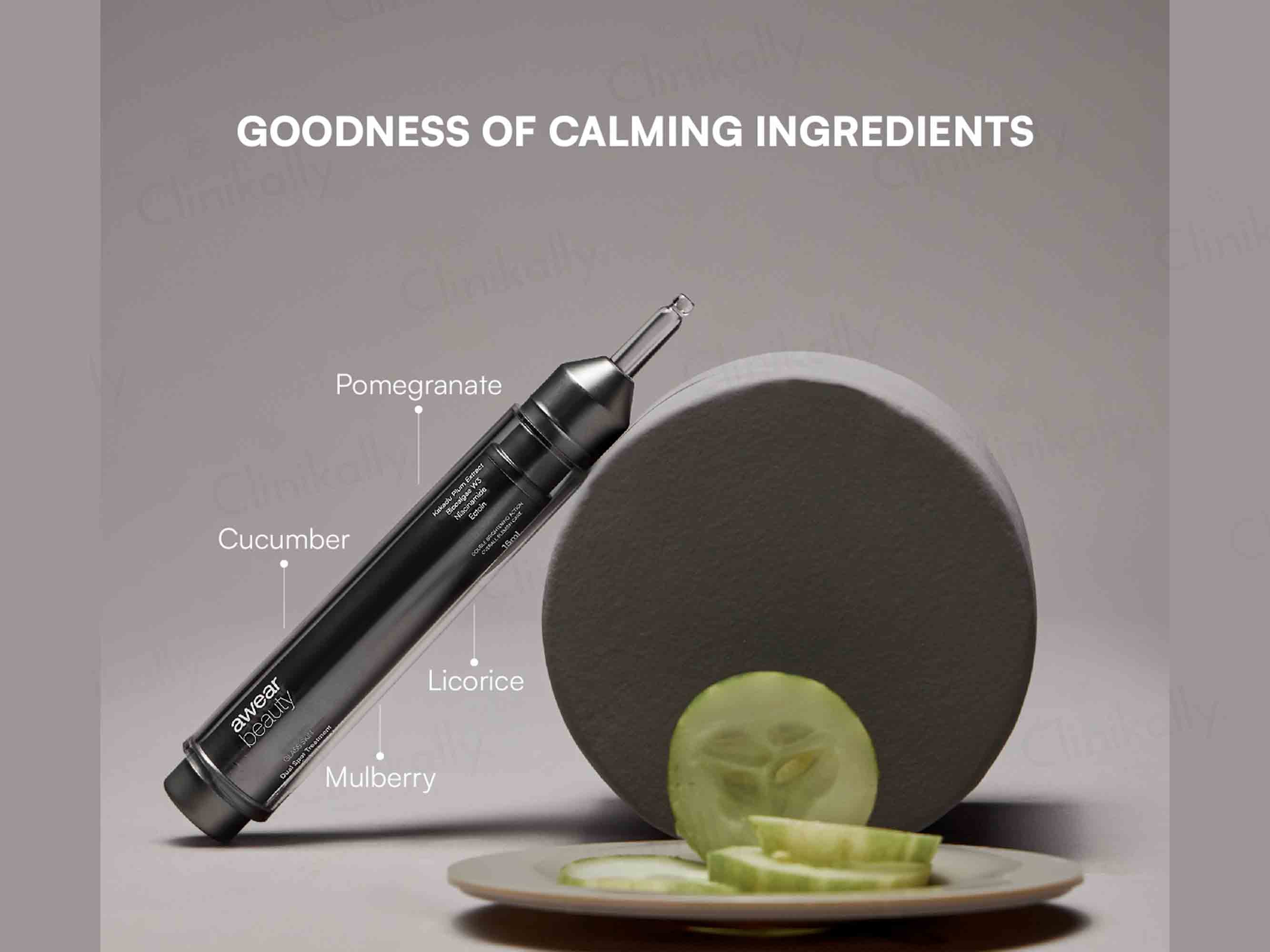 Awear Beauty Glass Skin Dual Spot Treatment Serum