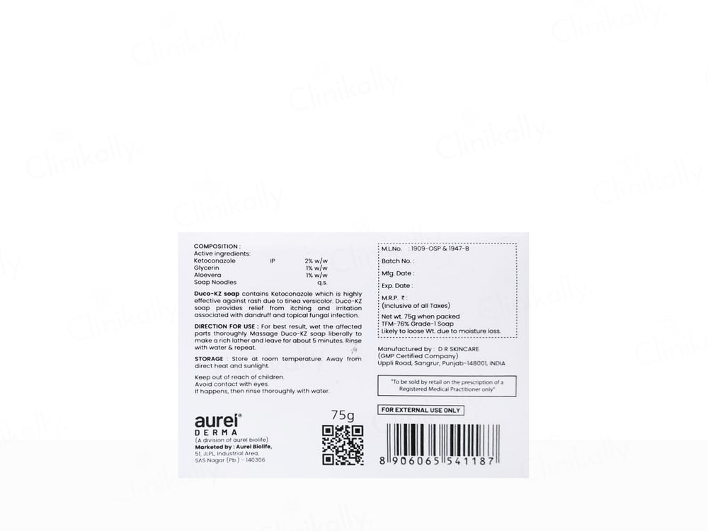 Duco-KZ Medicated Anti-Dandruff Soap