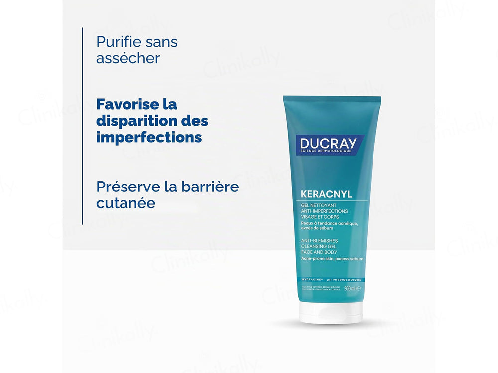 Ducray Keracnyl Gel Nettoyant Anti-Blemishes Cleansing Gel
