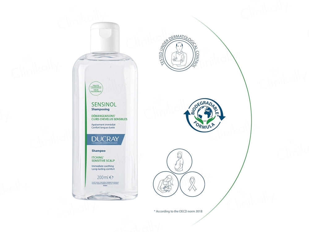 Ducray Sensinol Anti-Itching Shampoo For Sensitive Scalp