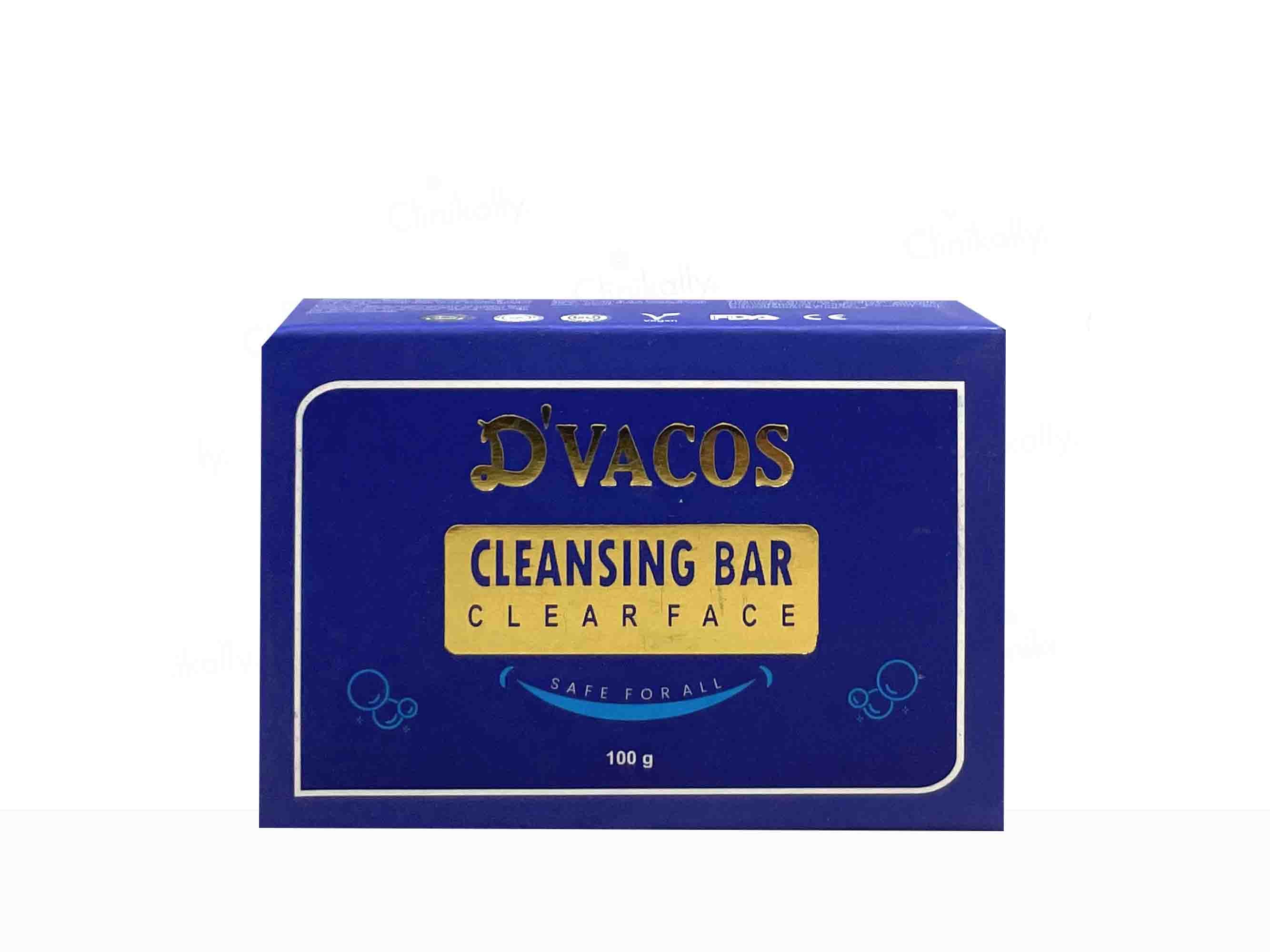 D'Vacos Clear Face Cleansing Bar-Clinikally