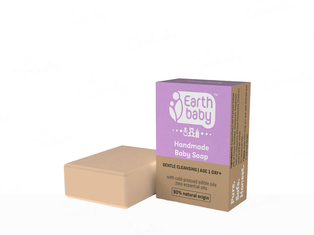 Earth Baby Handmade Gentle Cleansing Baby Soap (Age 1 Day+)