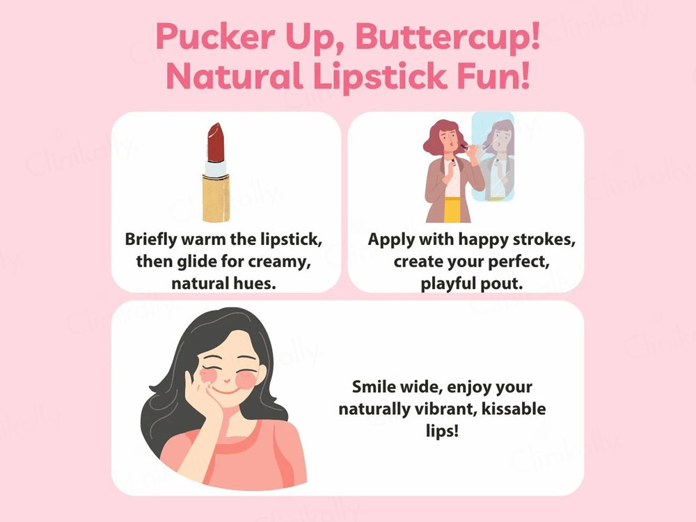 Earth Baby Lip-Nourishing Colour Lipstick Au Naturale - Sunset Orange