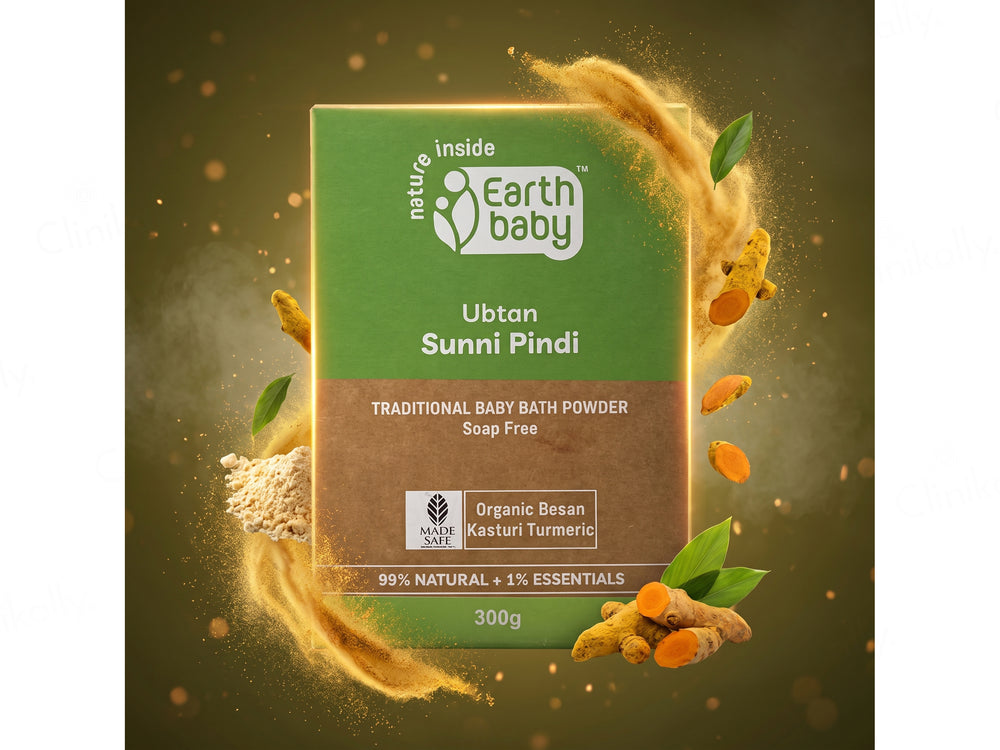 Earth Baby Ubtan Sunni Pindi Traditional Baby Bath Powder